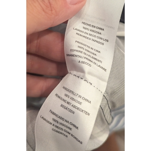 Equipment Bradner Striped Twill Shirt in Eclipse Noir Vi Size Medium - Picture 8 of 10